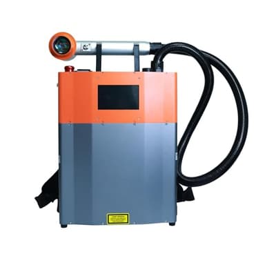 MCWlaser EU Stock Rucksack Laser Reinigungsmaschine 100W Laser Rust Removal Cleaning Machine Faser-Laser-Reiniger Gepulste Oberflächen-Reinigungsmaschine für Metall-Laser-Entfernung