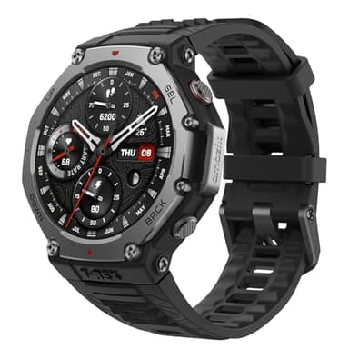 Amazfit T-Rex 3 Outdoor Smartwatch 48mm AMOLED Display, Offline Karten & Navigation, 6 Satellitensysteme Dual Band GPS, 27 Tage Akkulaufzeit, NFC Zahlung, 170+ Sportmodus,45m Freitauchen für Abenteuer
