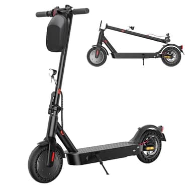 E Scooter mit Straßenzulassung, 10/8.5 Zoll Elektroroller 500W Peak, Max 40/30km Reichweite, Doppelbremse&Stoßdämpfung, APP-Verbindung, 3S Klappbar LED-Licht & Reflektoren E Roller für Erwachsene