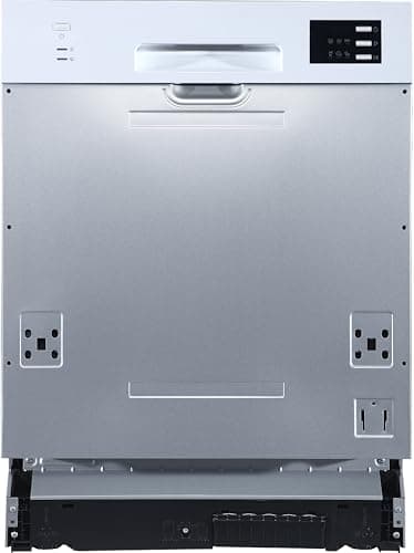 PKM Geschirrspüler GSP12-6TI-P/12 Gedecke/6 Programme/1950 Watt/52 dB/Eco-, Glas-, 90 Min-, Schnell-, Intensiv-, Universalprogramm/Startzeitvorwahl/Einbau/1 Besteckkorb/Energieeffizienz E