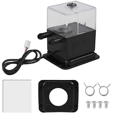 CENPEK SC-300T DC 12V Ultra-leise Wasserkühlungspumpe Tank 8W Reservoir max.400L/h für PC CPU Flüssigkeitskühlsystem