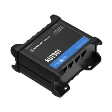 Teltonika RUT901 Industrial 4G LTE Router – Dual SIM Auto Failover, Wi-Fi, 4× Ethernet, Remote Management System – Robust IoT Connectivity