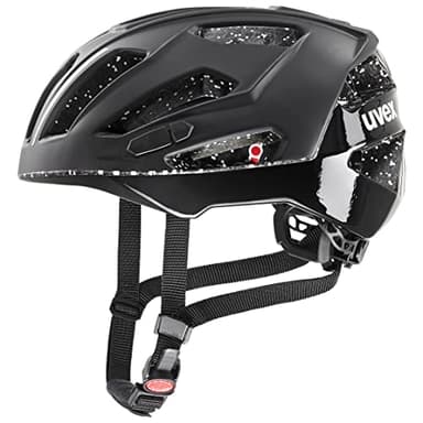 uvex gravel x - sicherer Performance-Helm für Damen und Herren - individuelle Größenanpassung - optimierte Belüftung - black skyfall matt - 52-57 cm
