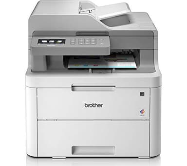 Brother DCP-L3550CDW, Farbig, Kompaktes 3-in-1 Farb-Multifunktionsgerät, weiß