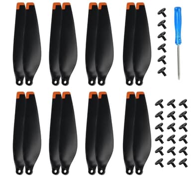 Propeller für DJI Mini 3 Pro, 16 Stück Ersatzpropeller Kompatibel mit DJI Mini 3 Pro, Drohnen Ersatzpropeller, Propellerblatt Ersatzteile mit Schrauben Geräuscharm, Stabiles Flugdrohnenzubehör