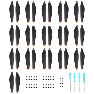 Craznick 32Pcs Mini 4 Pro/3 Pro Propeller Ersatzpropeller Blätter Geräuscharm Propellerblatt für DJI Mini 4 Pro/3 Pro Drohnen Zubehör Exklusive Schrauben & Schraubendreher Organe