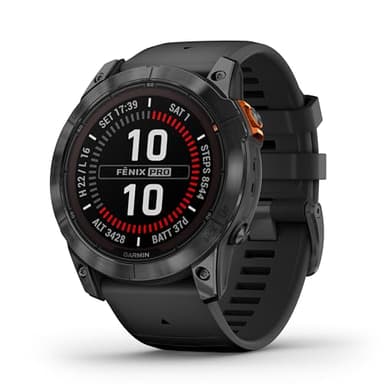 Garmin fēnix 7X Pro – GPS-Multisport-Smartwatch mit Solarladelinse, Farbdisplay und Touch-/Tastenbedienung, TOPO-Karten, über 60 vorinstallierte Sport-Apps, Music Pay