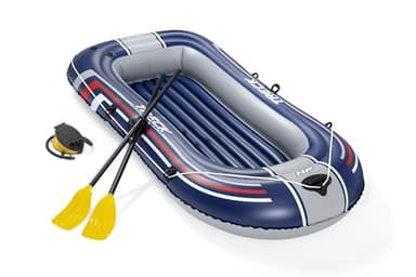 Hydro-Force Bestway Schlauchboot-Set, Treck X1, 228 x 121 x 32 cm, für 2 Personen, mit 2 Paddeln