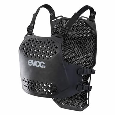 EVOC Torso Protector, Schutzweste (Rücken- und Brustschutz, Neue LITESHIELD Flex Protektortechnologie, höchste Flexibilität, unempfindlich gegen Temperatur, 3D-Belüftung, Größe: S / M), Schwarz