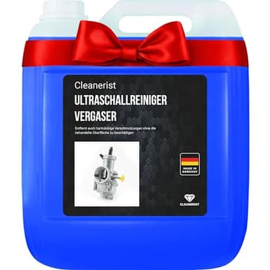 Cleanerist | 5L Ultraschallreiniger Werkstatt, Vergaser, Autoteile - Konzentrat für Ultraschallgeräte zur Kfz-Reinigung von Motoren, Bremsanlagen, Wellen, Pumpen, Düsen – gegen Schmutz, Öl & Fett