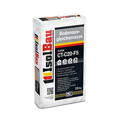 Isolbau Bodenausgleichsmasse 2-20mm CT-C20-F5-25 kg Selbstnivellierende Ausgleichsmasse für Bodenunterlagen im Innenbereich