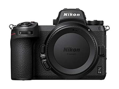 Nikon Z 6II Spiegellose Vollformat-Kamera (24,5 MP, 14 Bilder pro Sekunde, Hybrid-AF, 2 EXPEED-Prozessoren, doppeltes Speicherkartenfach, 4K UHD Video mit 10-Bit-HDMI-Ausgabe)