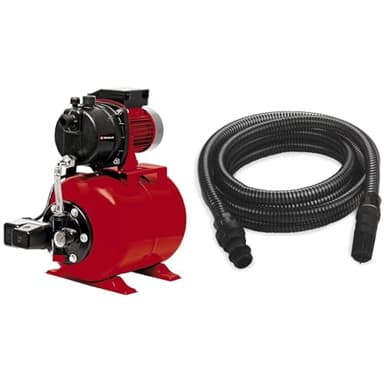 Einhell Hauswasserwerk GC-WW 6538 (650 W, 3,6 bar Druck, 3.800 l/h Förderleistung, integrierter Druckschalter, Manometer, 20l Behälter, inkl. 4 m Kunststoff Saugschlauch)