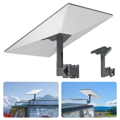 XLTTYWL Starlink Gen 3 Halterung, 360° verstellbare V3 Starlink Wandhalterung, Star Link Gen3 Pole Montageset mit 4X Rohr für Standard 4/4X/Gen 3/Mini/V2/Enterprise Starling (Gen 3/Mini RV Mount)