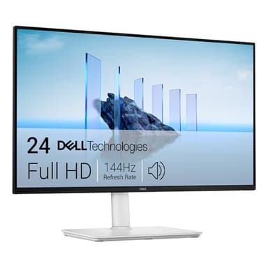 Dell 24 Plus Monitor - S2425HSM, Full HD (1920x1080), 144Hz, IPS, 1ms MPRT, AMD FreeSync, 99% sRGB, Höhenverstellbar, Eingebaute Lautsprecher, 2 HDMI, 3 Jahre Garantie, Weiß