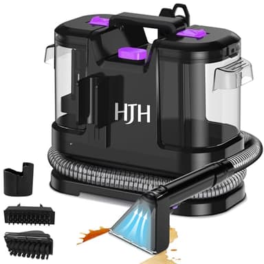 Polsterreiniger Gerät Nassauger, 450W 12kPa Teppichreiniger Waschsauger, Nasssauger Polsterreiniger, Kompakter Teppichreiniger und Textilreiniger – Waschsauger für Teppich, Polster Autositze & Sofa