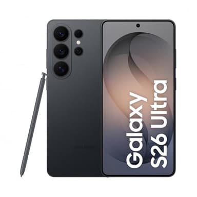 Samsung Galaxy S26 Ultra AI Smartphone mit Galaxy AI, Handy ohne Vertrag, Android, Privacy Display, 12 GB RAM, 256 GB Speicher, 200 MP, Black, 3 Jahre Herstellergarantie [Exklusiv auf Amazon]
