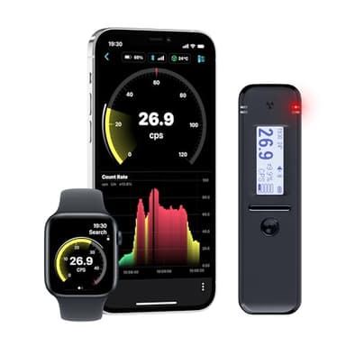 Intelligenter Geigerzähler Radiacode-103 mit kostenloser Mobil-App – Nuklearer Strahlungsdetektor