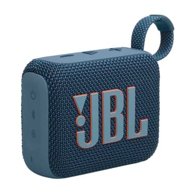 JBL Go 4 - Blau – Tragbare Bluetooth-Lautsprecher-Box mit JBL Pro Sound, tiefem Bass und Playtime-Boost-Funktion – Wasserfest und staubfest – 7 h Laufzeit