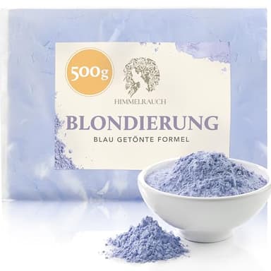 Himmelrauch Blondierungspulver - Blondierung bis 7 Töne - Anti Gelb, Staubfrei, Vegane, Parabenfreie, Glutenfreie, Silikonfreie Dicke, Cremige Paste Für Hervorragenden Halt Im Haar 500g