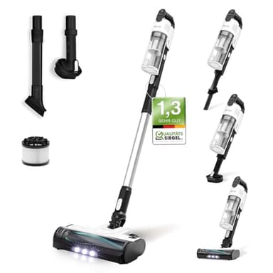 Levoit - Akku Staubsauger - Laufzeit für 75㎡ - Staubsauger Kabellos - 4-in-1 Vacuum Cleaner - 99,9 Prozent Filterleistung - Anti Tangle -Für Tierhaare/Teppiche/Hartböden/Auto - LVAC-200