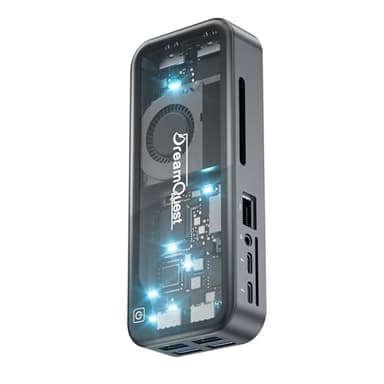 DreamQuest Mini PC Windows 11 Pro,Intel N95 (bis zu 3.4Ghz) 12GB LPDDR5 512GB M.2 SSD Micro Computer Stick Desktop PC Stick,Dual HDMI+Type C(10Gbps)/Bluetooth 5.3/WiFi 6/USB3.2 für Home/Büro
