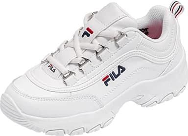 FILA Unisex Kinder Strada Low Teens Sneaker,White, 36 EU