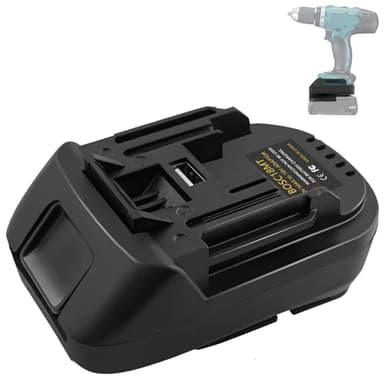 TPDL Adapter für Bosch 18V PBA Akku auf für Makita 18V LXT Li-ion Elektrowerkzeug, Nur für Power for All 18V Akku (Nicht für GBA)