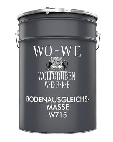 WO-WE Bodenausgleichsmasse Ausgleichsmasse Nivelliermasse Bodenbeläge - Dunkelgrau - 25KG