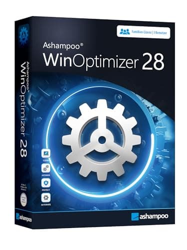 WinOptimizer 28 - 3 USER Lizenz - Tuning für Windows 11 10 - unbegrenzte Laufzeit - Sicher, Sauber, Schnell