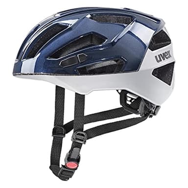 uvex gravel x - sicherer Performance-Helm für Damen und Herren - individuelle Größenanpassung - optimierte Belüftung - deep space - silver - 52-57 cm