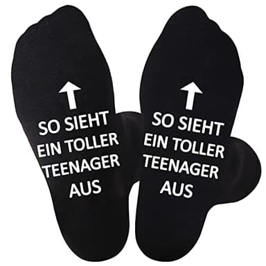 Jeasona Teenager Socken Teenager Geschenke Jungen Coole Geschenke für 13 Jährige Jungs Geschenkideen für 16 Jährige Jungs 12 14 15 Jahre Weihnachtsgeschenke