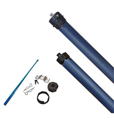 Rollladenmotor/Rollladenantrieb, 13 Nm, 29 kg Zugkraft, für 40 mm 8-Kant Rollladenwellen, Rolladenmotor mit mechanischen Endschaltern (1 ST)