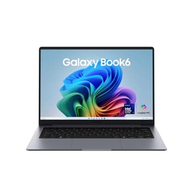 Samsung Galaxy Book6 14 Zoll AI Laptop, Intel Core Ultra 7 Prozessor 355, 32 GB RAM, 512 GB Speicherplatz, IPS-Bildschirm, Anti-Glare, Galaxy AI, Copilot+ PC, Gray, 3 Jahre Herstellergarantie