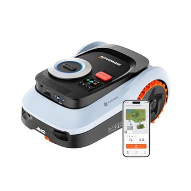 Segway Navimow i210 LiDAR Pro Mähroboter ohne Begrenzungskabel für 1000 m², LiDAR+Vision+NRTK Tri-Fusion-Positionierung, Xero-Turn AWD für 55% Steigungen, Auto-Kartierung, Schnitthöhe 25-70 mm