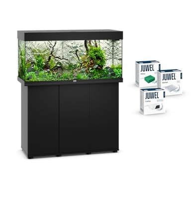 JUWEL Aquarium Rio 180 Kombination schwarz Premium-Bundle