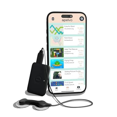 Apelvo | Beckenbodentrainer ohne Einführen für Frau & Mann | Mit App, Biofeedback & Spielen für direktes Trainingsfeedback | Hygienisch, diskret & effektiv