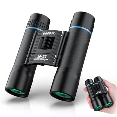 20x25 Klein Fernglas Erwachsene - Deesoo Kompakt Fernglas für Jagd – Ultrasharp Ferngläser für Vogelbeobachtung Kreuzfahrt Sportspiele