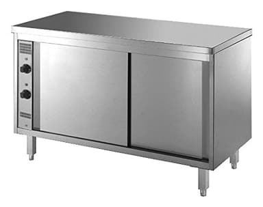 Wärmeschrank, 1800x700x850mm, aus CNS 18/10,