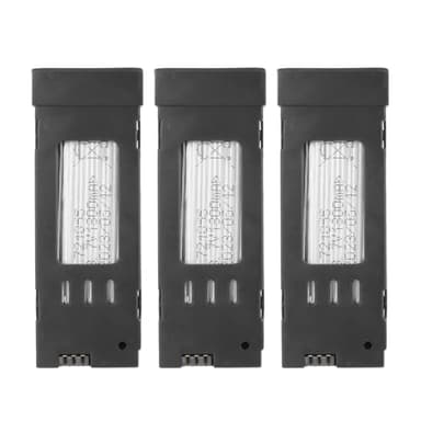 Julihai Hochwertiger RC-Drohnen-Li-, 3,7 V, 1800 MAh, Ersatzakku für E58 E68 JY109 998PRO Quadcopter, 3-teiliges Set