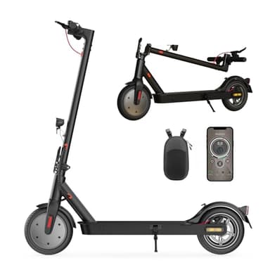 E Scooter mit Straßenzulassung 25-30KM Reichweite, ABE Elektroroller Belastung bis 120kg, LED, 20km/h, 350W Motor,Duales Bremssystem Doppelte Federung Leicht Kompakt & Stabil Eroller Für Pendler
