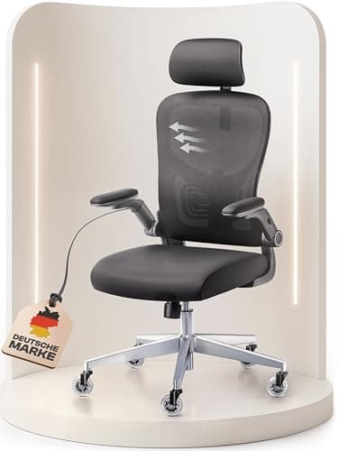 WINTONCOVE Gawain Bürostuhl Ergonomisch [VERGLEICHSSIEGER] Bürostuhl Testsieger | Schreibtischstuhl Ergonomisch | Komfortabler Gaming Stuhl | Drehstuhl 150kg für höchsten Komfort