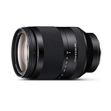 Sony FE 24–240 mm F3.5–6.3 OSS Zoom-Objektiv (Vollformat, Weitwinkel bis Tele, E-Mount, Bildstabi., ideal für Reisen & Allround-Einsatz, kompatibel mit Sony A7-Serie & ZV-E1, A6000-Serie & ZV-E10)