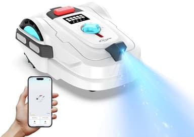 YARDCARE M800Plus Mähroboter ohne Begrenzungskabel, 800 m², GPS Positionierung+KI Vision Rasenmäher Roboter ohne Kabel, U-förmiger Mähmodus, 150 Hinderniserkennungen, automatische Aufladung, App