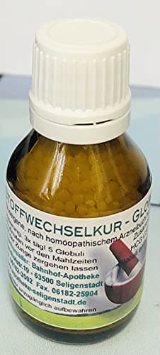 Stoffwechselkur Globuli - 20 g - preiswerte Kurpackung - klassische Homöopathie - direkt aus deutscher Traditionsapotheke