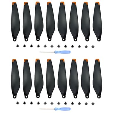 HUAREW 16Pcs Propeller für DJI Mini 3, Mini 3 Pro, Mini 4 Pro, Drohnen Ersatzpropeller Luftschrauben Set mit 2 Schraubendreher und 24 Schrauben