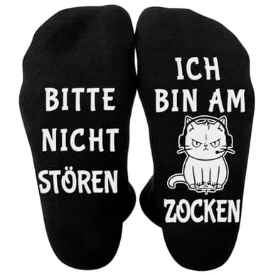 Ich Zocke Socken, Gamer Lustige Geschenke für Männer zu Weihnachten Geburtstag Kleinigkeiten, Kleine Weihnachtsgeschenke für Männer, Gaming Socken Adventskalender Füllung Kinder Jungs Teenager Mädchen