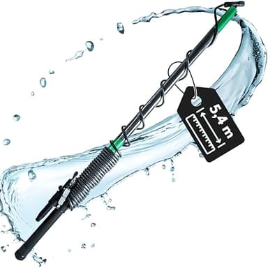 Phoenix - Teleskop-Sprühlanze 5,4 m für Sprühgeräte - Kompatibel mit Pro Sprayer, Dorsal und Gladiator - Perfekt für Teleskopstange Fensterreinigung, Dächer und Fassaden, Schwarz