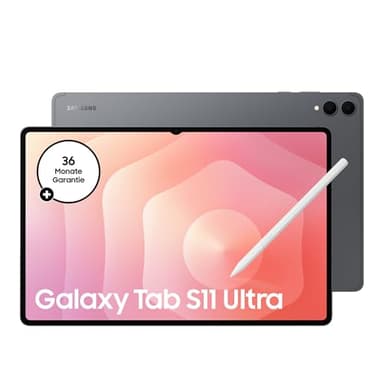 Samsung Galaxy Tab S11 Ultra 5G, AI Tablet, 5G, Leichtes Design, Vielseitige KI-Tools, DeX, 512 GB Speicher, 12 GB RAM, Lange Akkulaufzeit, Gray, 3 Jahre Herstellergarantie [Exklusiv auf Amazon]