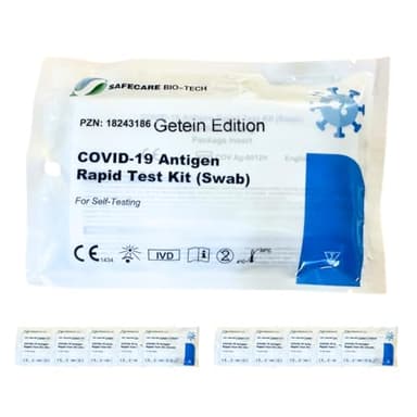 10 Stück Corona Laien Antigentest Schnelltest - Nasen-Selbsttest für zu Hause SARS-CoV-2 einzelverpackt